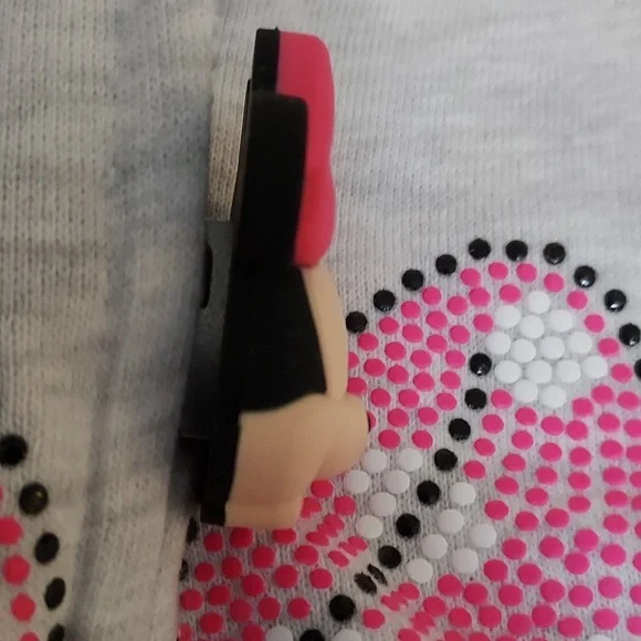 Disney Jr Girls Minnie Mouse Full Zip Hoodie Jacket - Picture 7 of 13